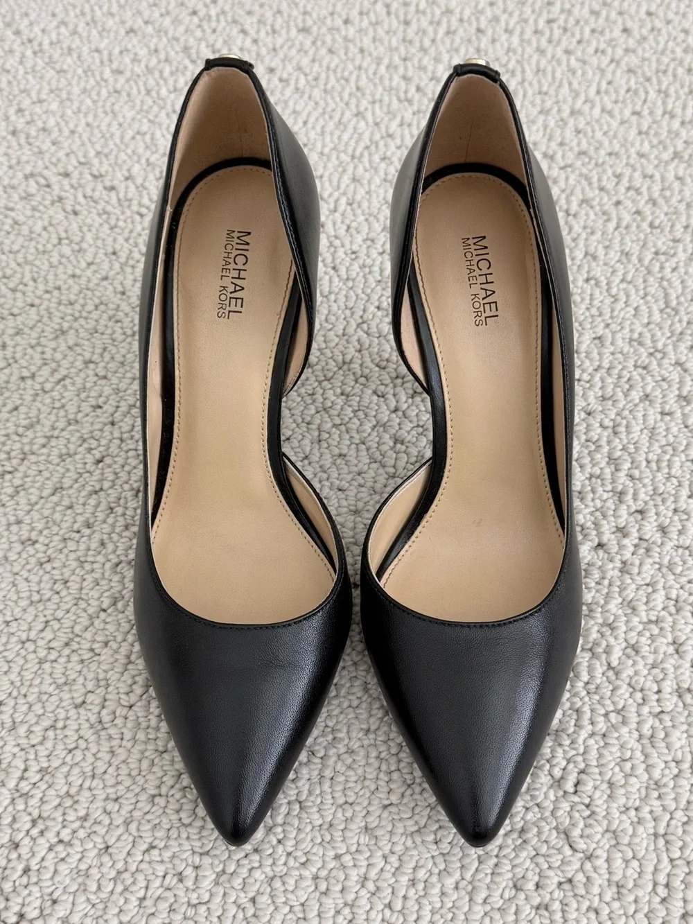Michael Kors Black Leather Heels